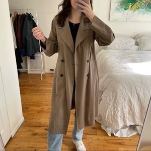 Oversized trench coat